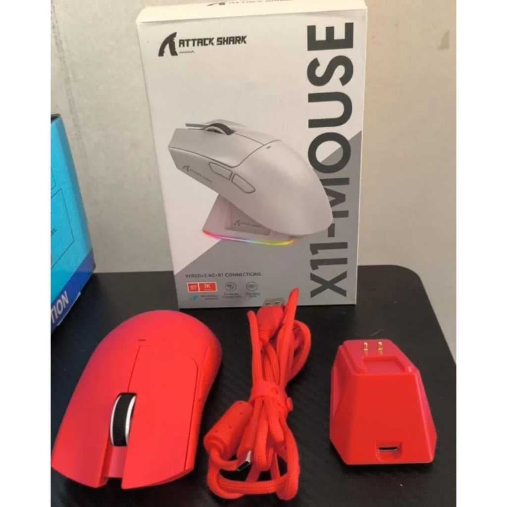 Mouse sem fio Attack Sharrk x11-Mouse
