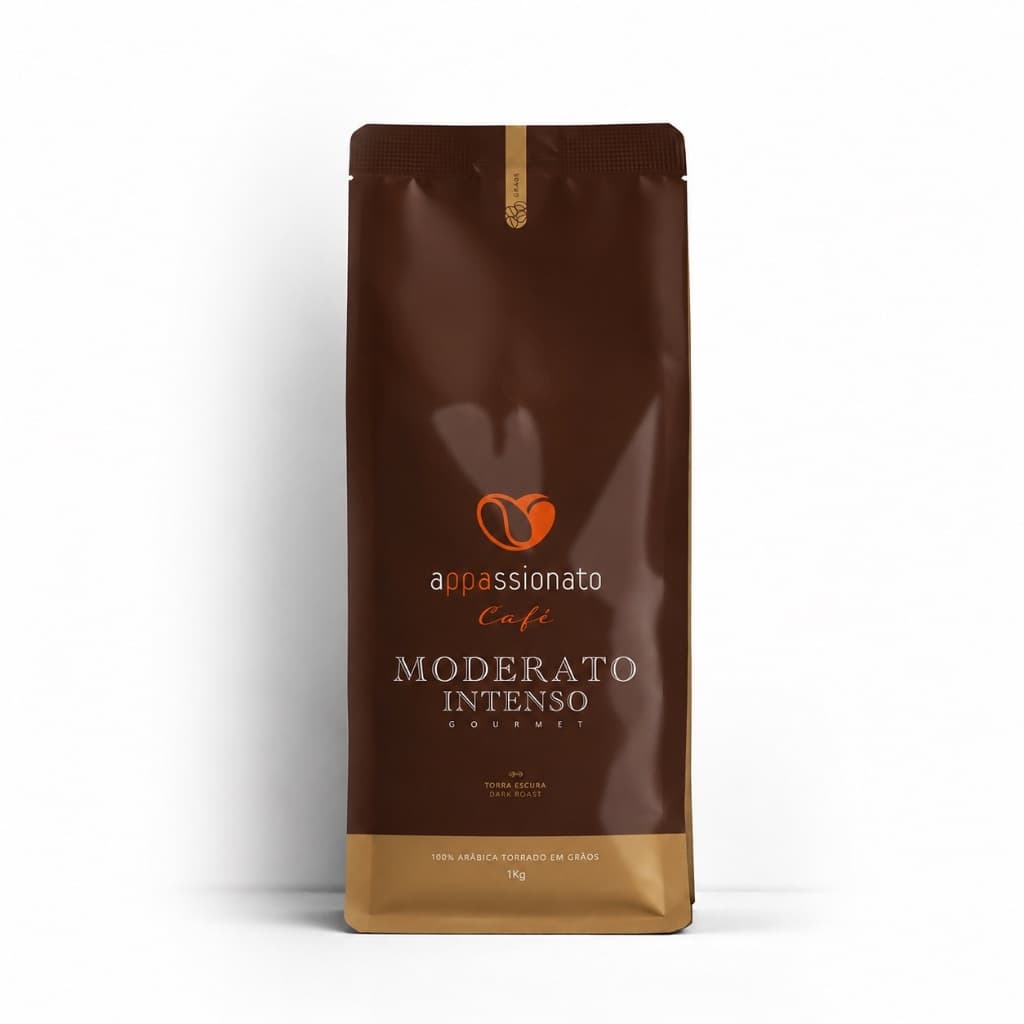 Café Em Grãos Appassionato Moderato Intenso Gourmet 1kg