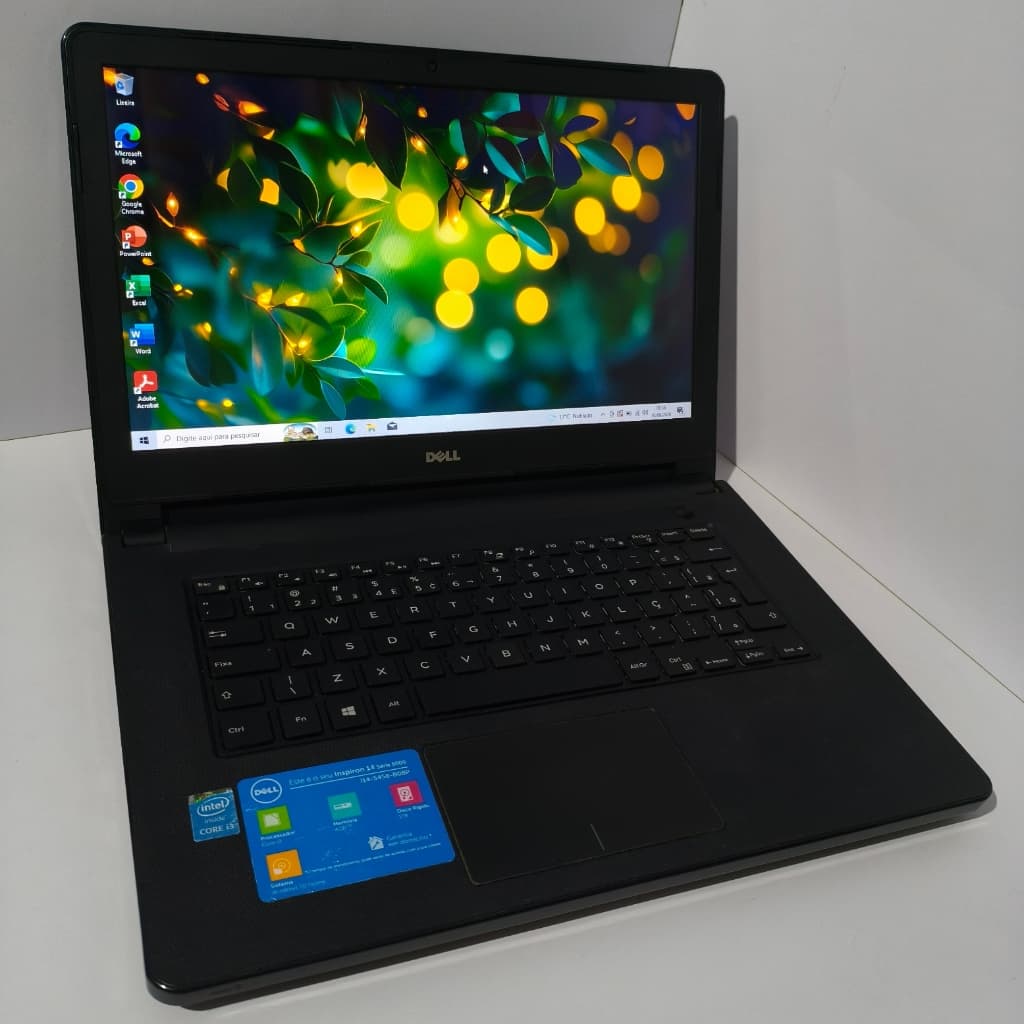 Notebook Dell Inspiron, Core i3 5ª, 4GB RAM, 240GB SSD, 14P HD