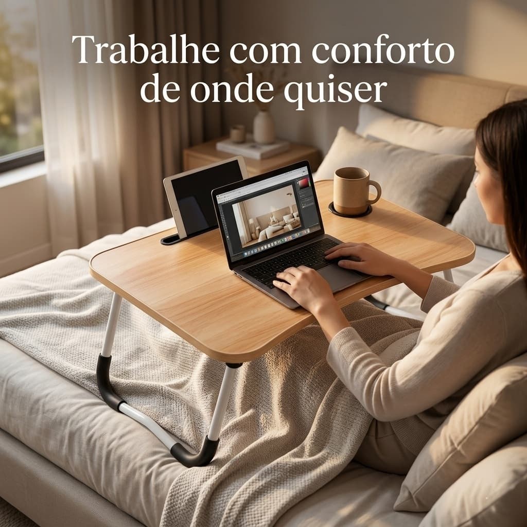 Mesa Para Notebook Portátil Mesa Dobrável Para Notebook Suporte Para Notebook Cama Mesa De Cama Sofá