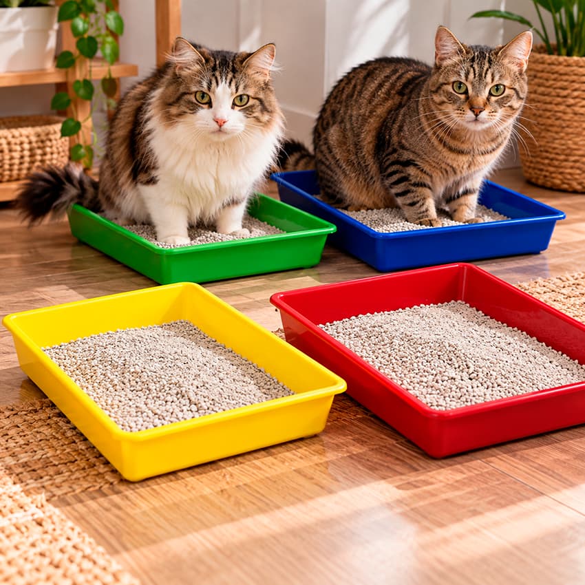 Bandejas Higiênica Quadrada Multiuso 42x42x7,5cm Para Gatos Pet Areia Sanitária Organização e Limpeza