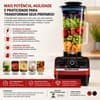 Liquidificador Elétrico 4500W 127V 2 Litros - Sortida Potente agilidade e praticidade Cozinha Bater Triturar