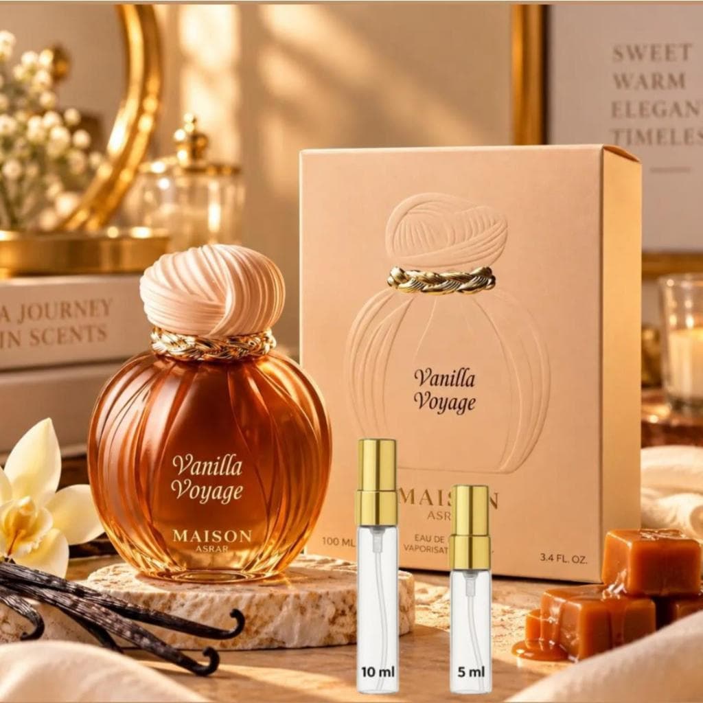 Perfume Árabe Feminino Vanilla Voyage Maison Asrar - 100% ORIGINAL - Importado - Oriental - Baunilha