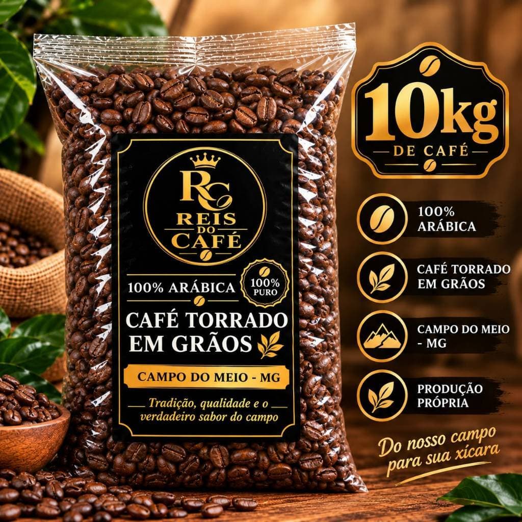 10 KG Café Reis Do café Torrado Em Grãos 100% Arábico