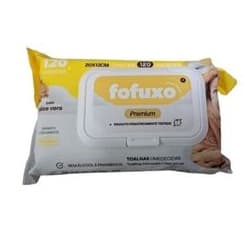 Lenço Umedecido Fofuxo Premium com 120 unidades
