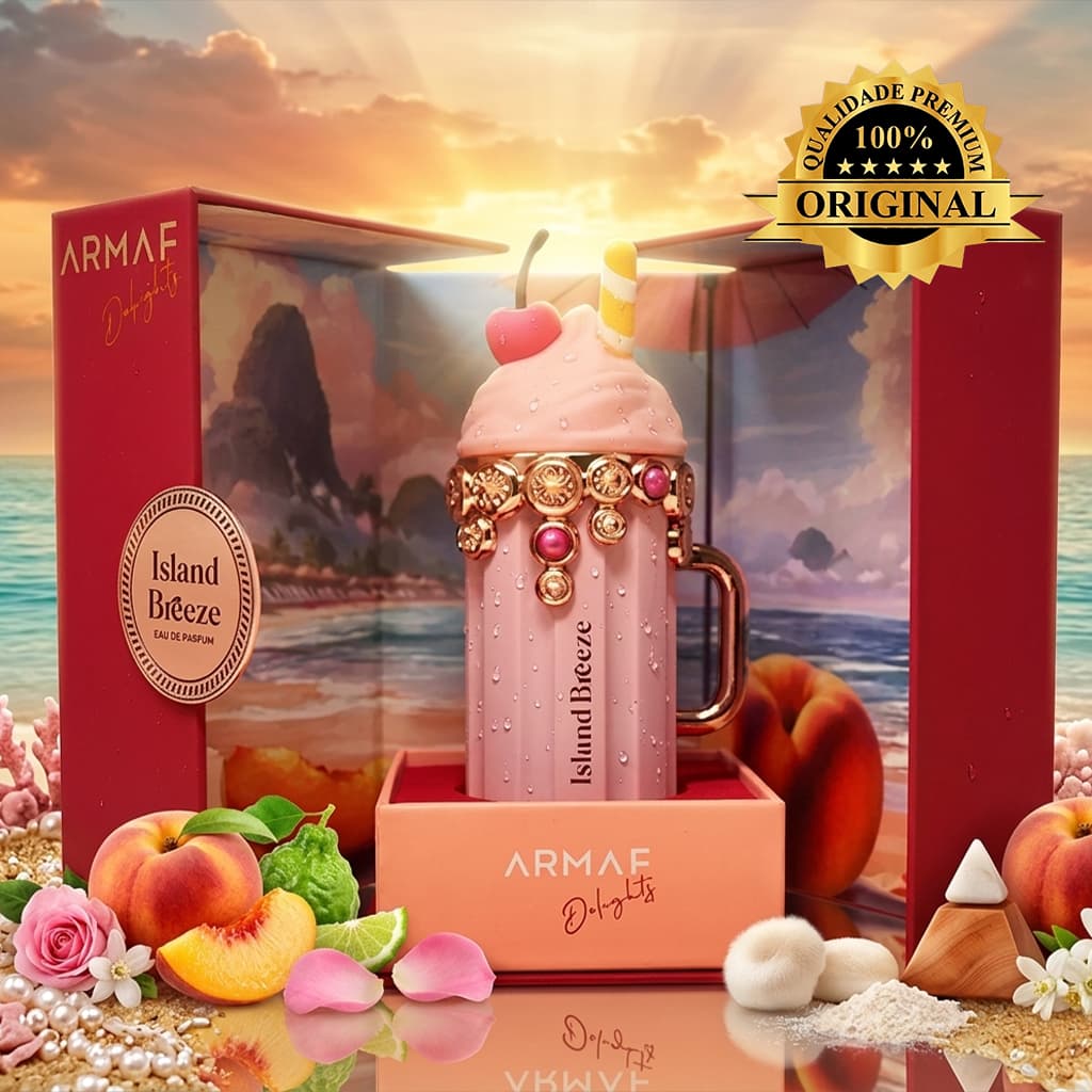 Perfume Armaf Island Breeze Eau de Parfum 100 ml Original Importado Feminino Floral  Tropical