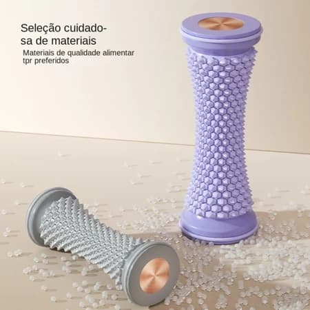 Massageador De Pés Rolo De Massagem Yoga Bola Fáscia Plantar Cuidados De Relaxamento Muscular Manual De Plástic