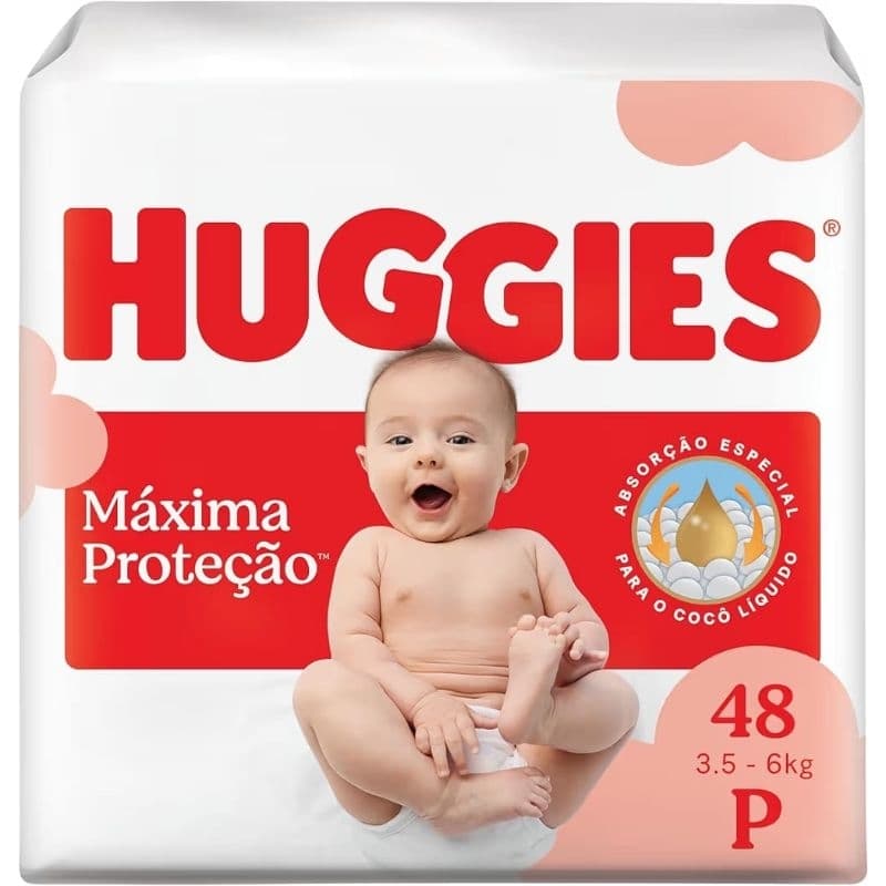 Fralda Huggies Supreme Care P 48 unidades