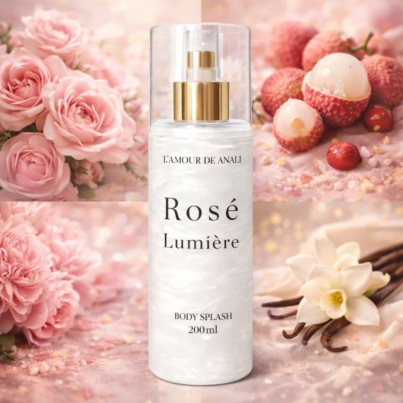 Bodysplash Feminino Rosé Lumière - L'amour de Anali - inspiração em importados - colônia feminina - spray corporal