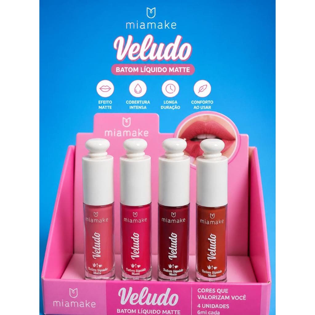 Batom veludo Mia make ( batom líquido matte )