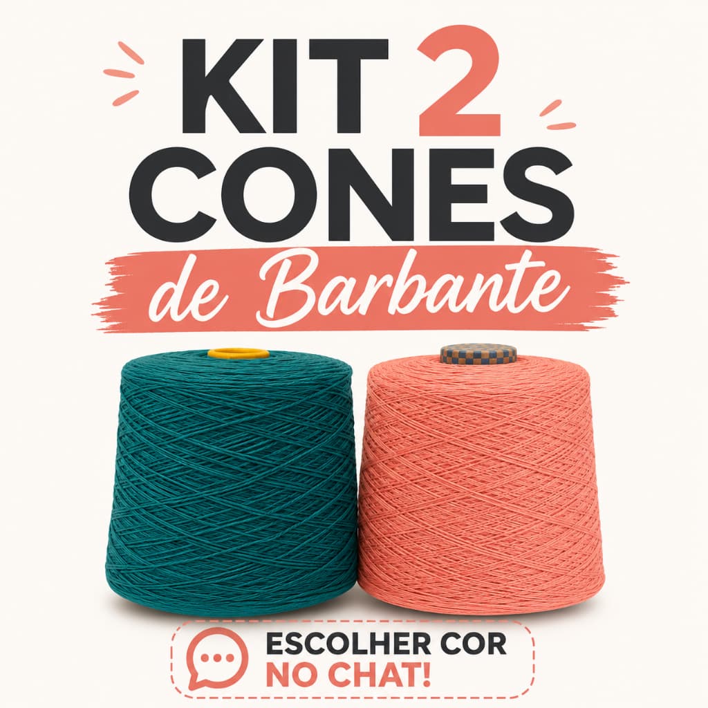 Kit 2 Cones de Barbante / Barbantes do Brasil