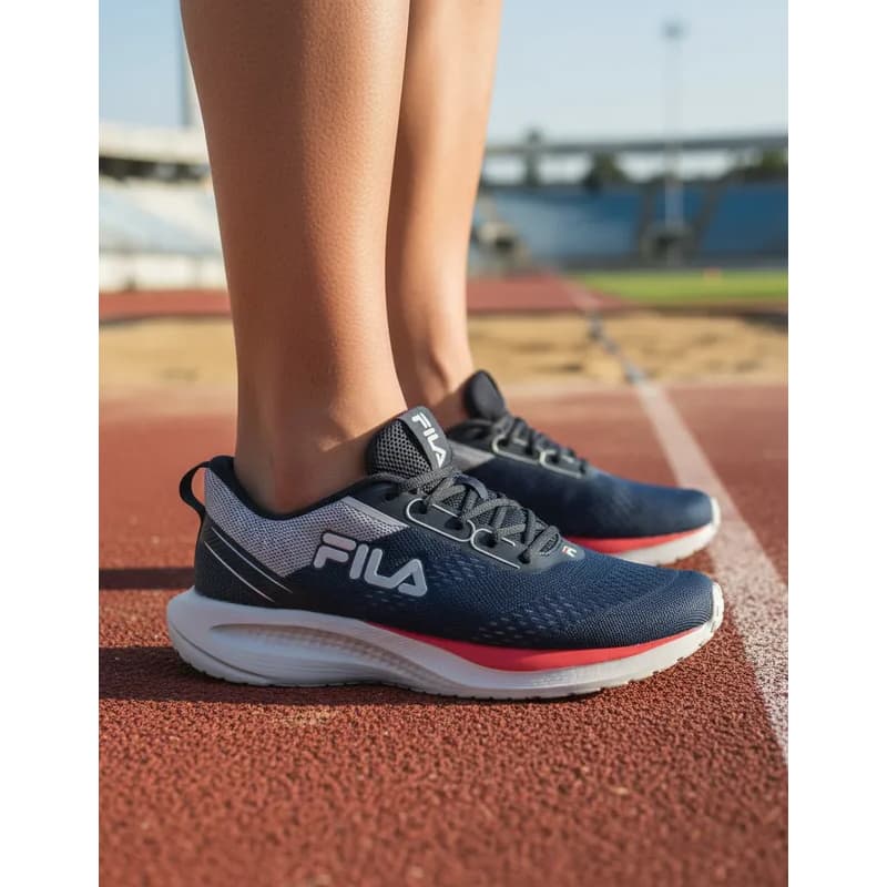 Tênis Fila Rise Up Masculino Preto Cinza Academia Treino Original Confortavel Caminhada Dia a Dia