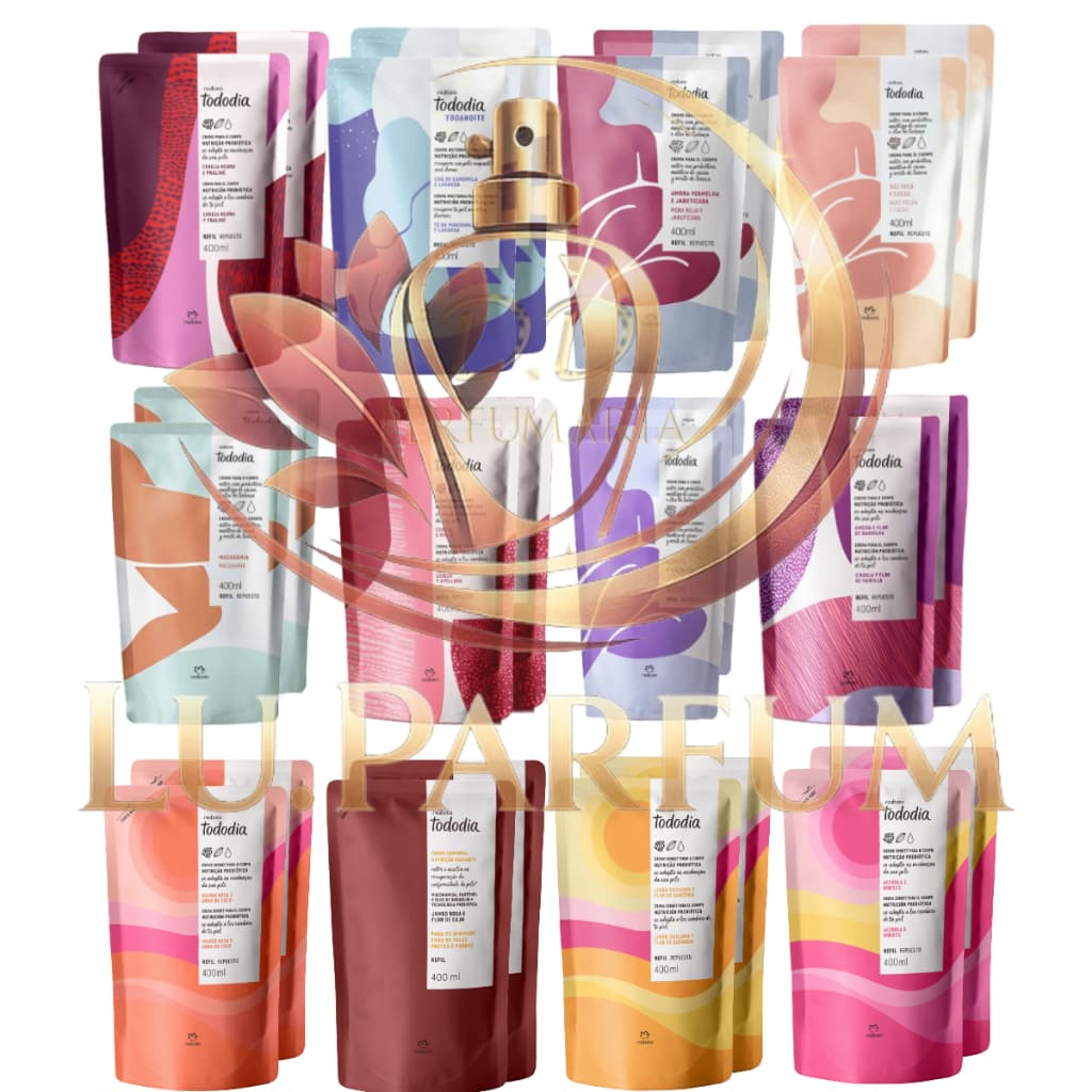 1 ou 2 Refil Creme Hidratante Natura Tododia 400ml Cada