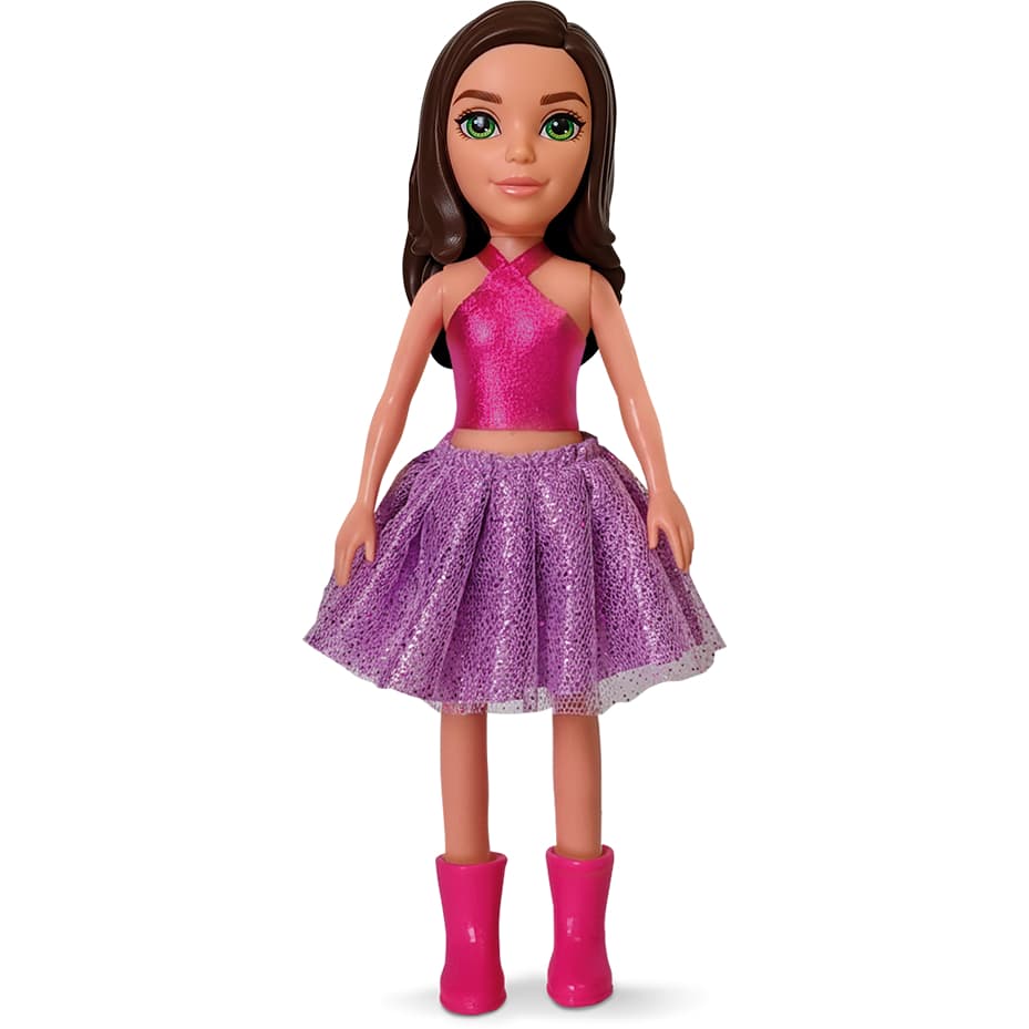 Boneca Manu Irmãs Pina Articulada 25cm Algazarra Youtuber