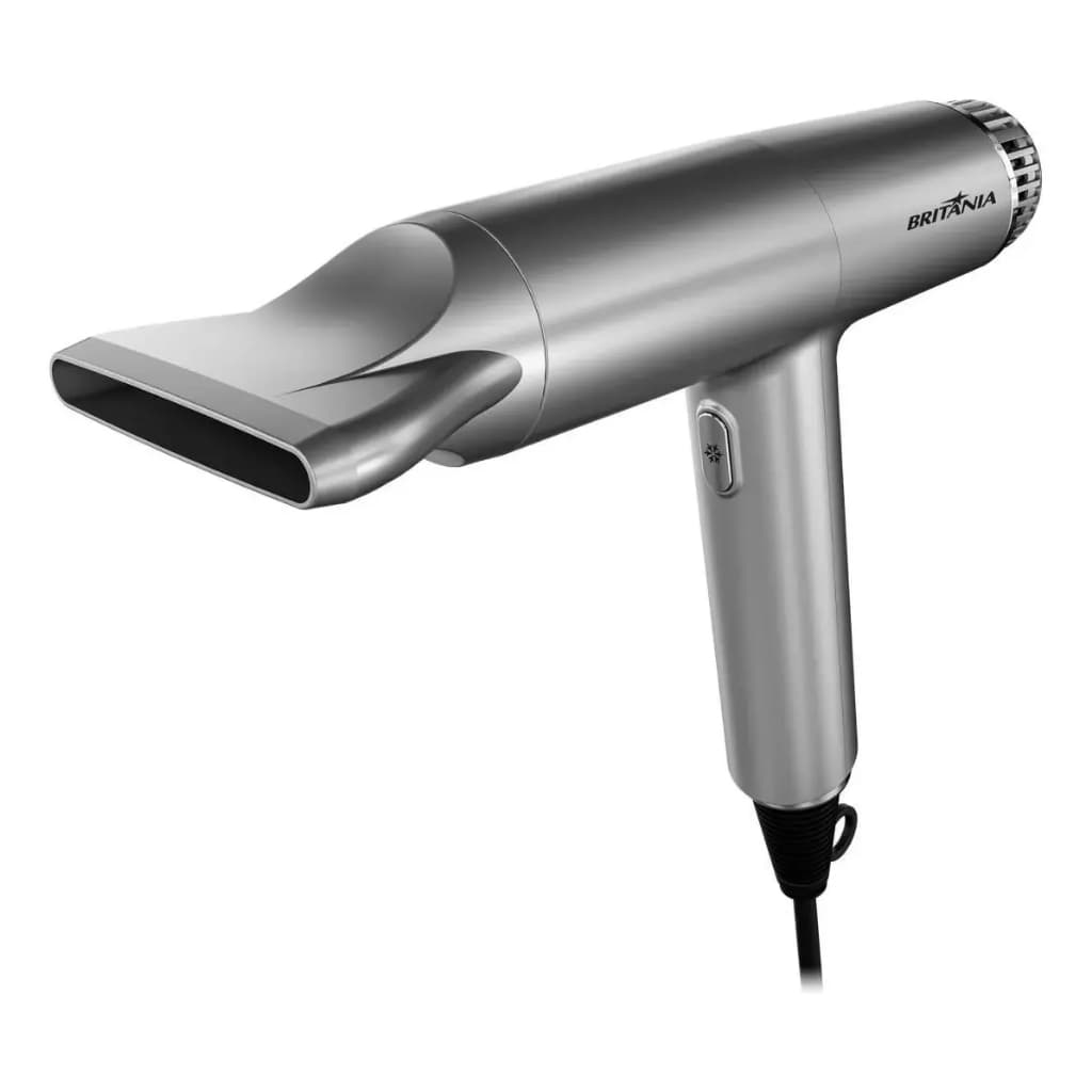 Secador de Cabelo Silencioso Britânia BSC3400 Profissional 1600W 2 Velocidades 3 Temperaturas