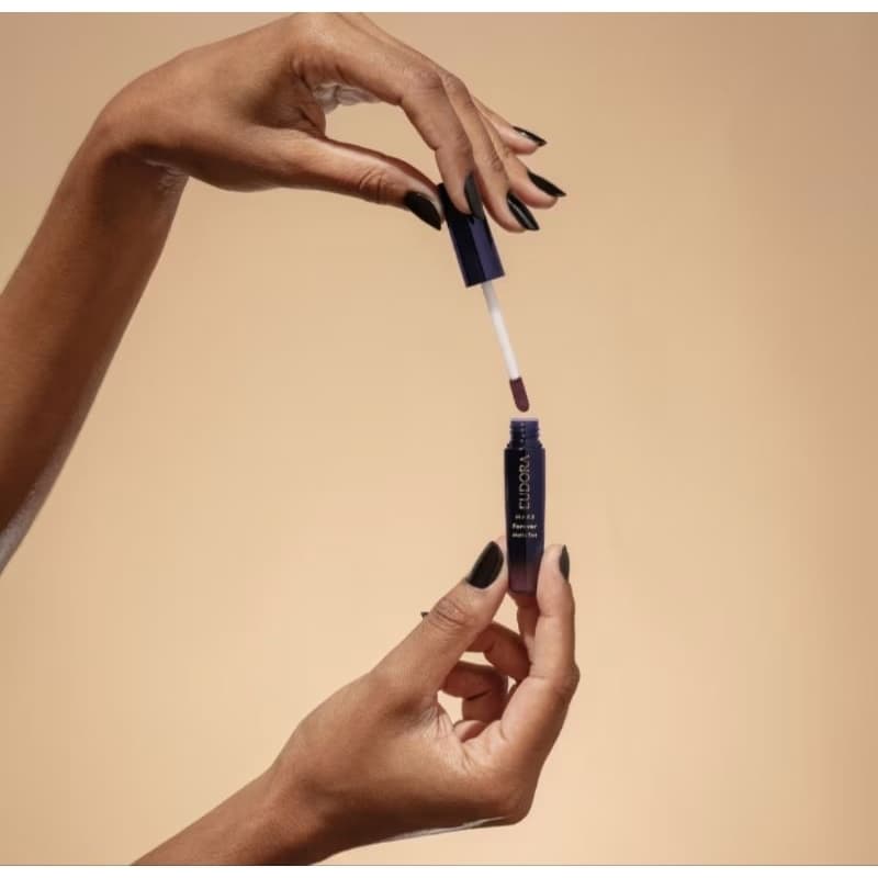 Batom Líquido Eudora Make Forever Matte Tint - Ultra Resistência e Cor Vibrante, Acabamento Matte 4ml