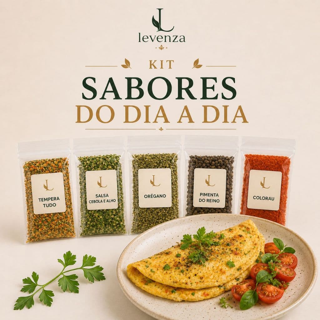 Kit Sabores do Dia a Dia 5x100g Temperos e Condimentos para Feijão Carnes e Receitas