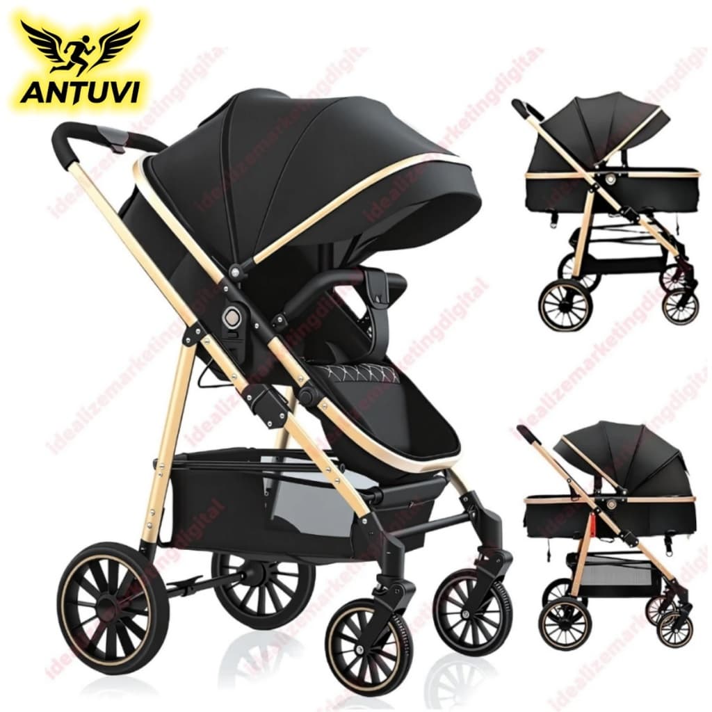 Carrinho De Bebê Passeio Alça Reversível System Até 15 Kg