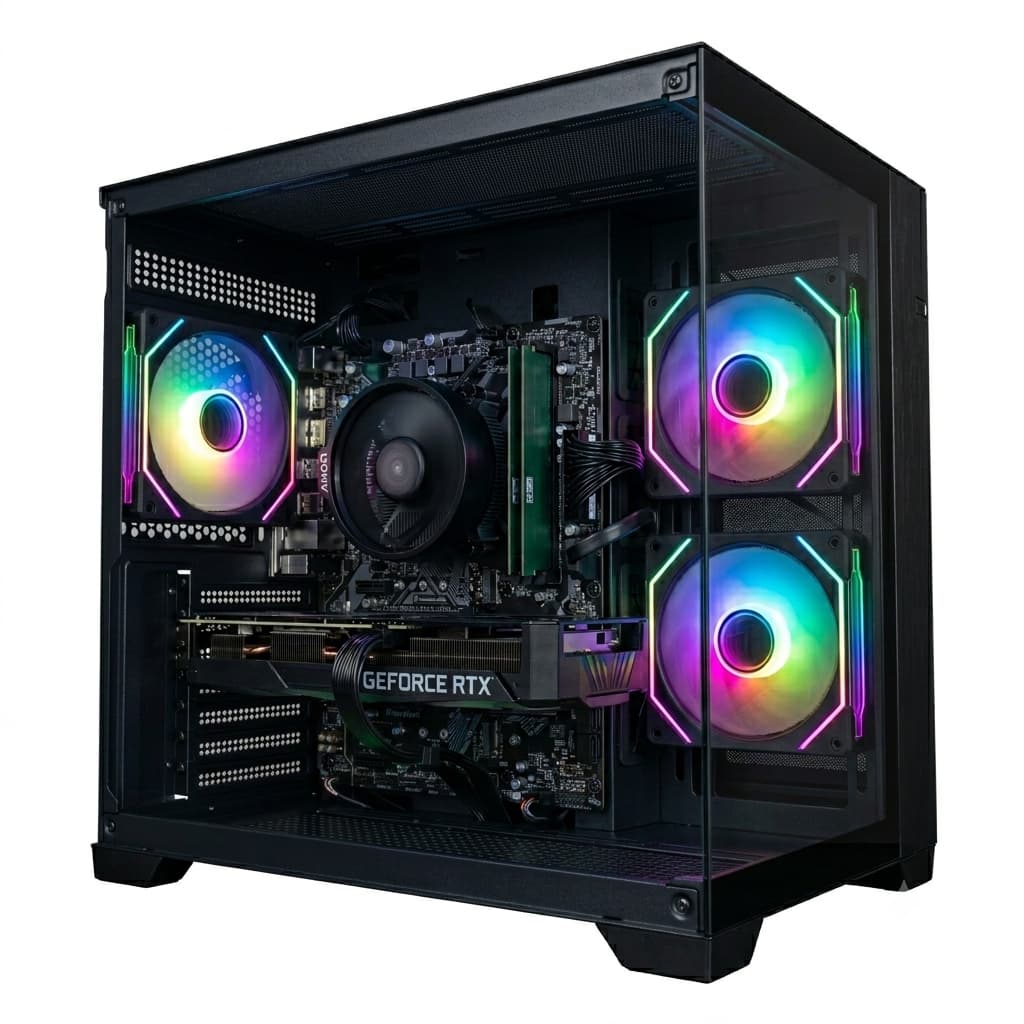 PC GAMER RYZEN 5 5500 32GB RAM DDR4 SSD NVME 500GB RTX 3050 6GB 700W 80PLUS