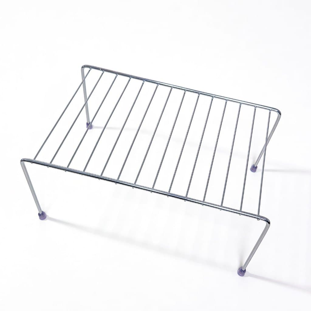 Organizador Suporte Rack Porta Pratos Copos Aramado para Cozinha Armário Bancada Multiuso 32cm