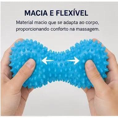 Bola Amendoim Massageadora Macia com Cravos | Relaxamento Muscular