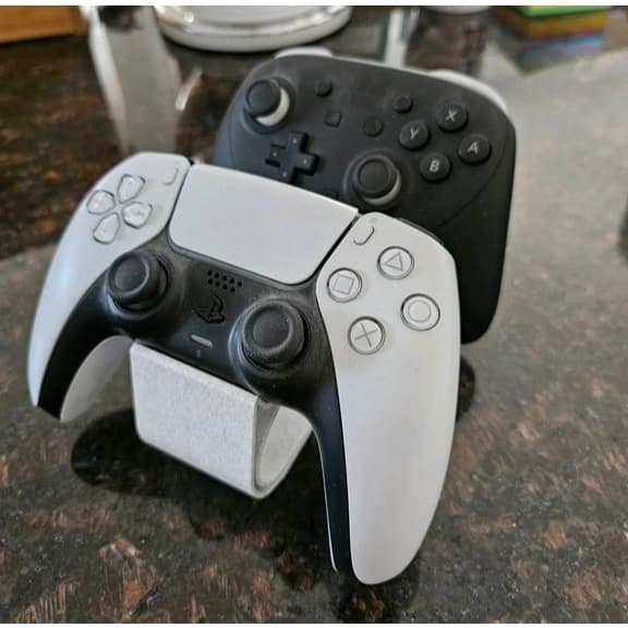 Suporte Universal para Controle de Videogame - Organizador para 1 ou 2 Controles Compatível PS5, Xbox, Nintendo Switch