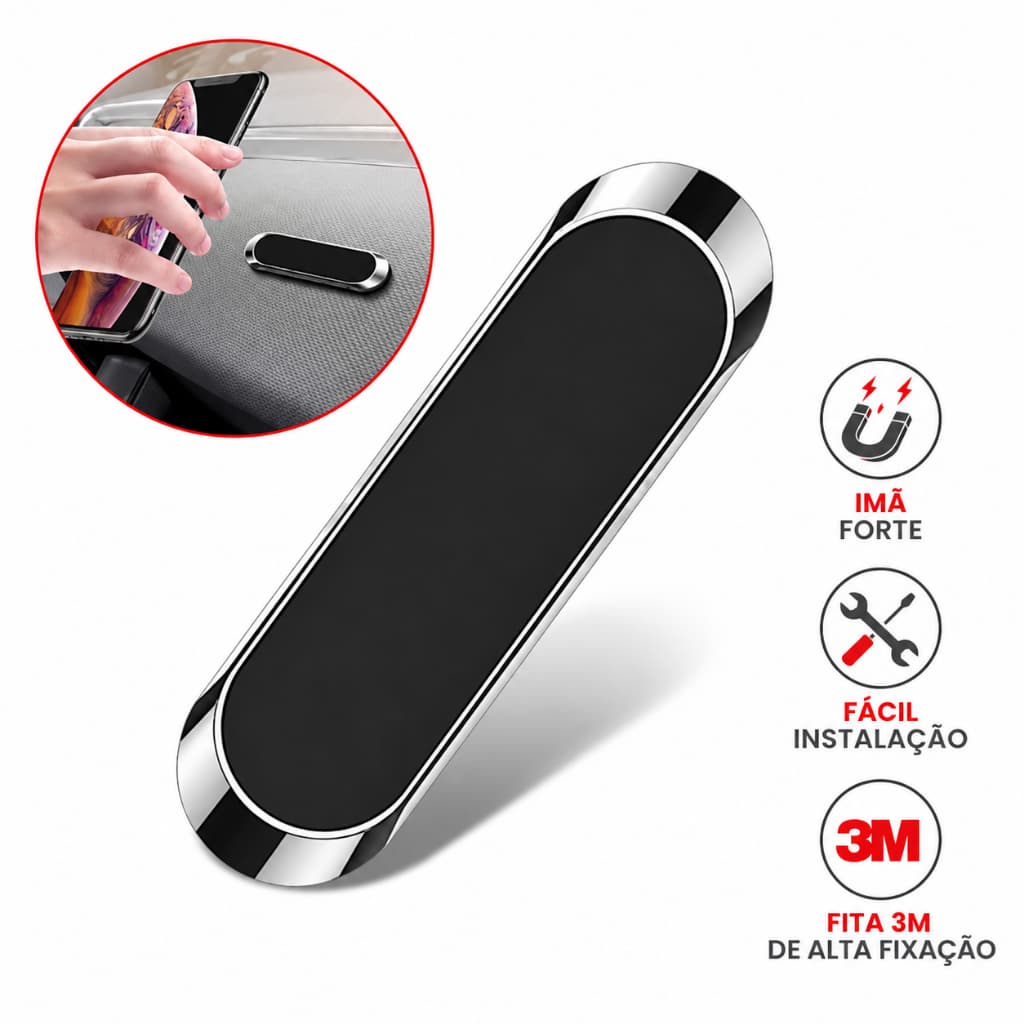 Suporte Magnetico Veicular Para Celular Imã Forte Universal Carro Automotivo