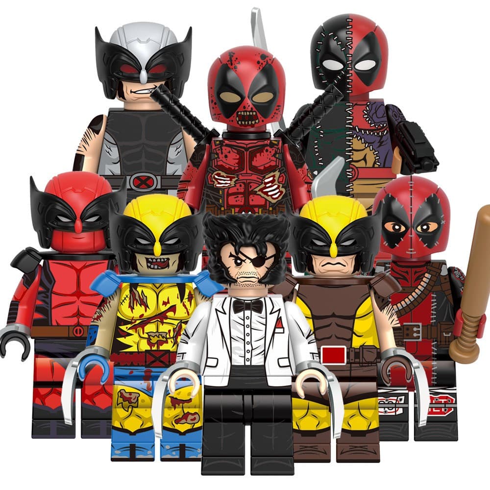 Lego Minifigures Marvel Deadpool & Wolverine G0173 Blocos de montar - Pronta Entrega