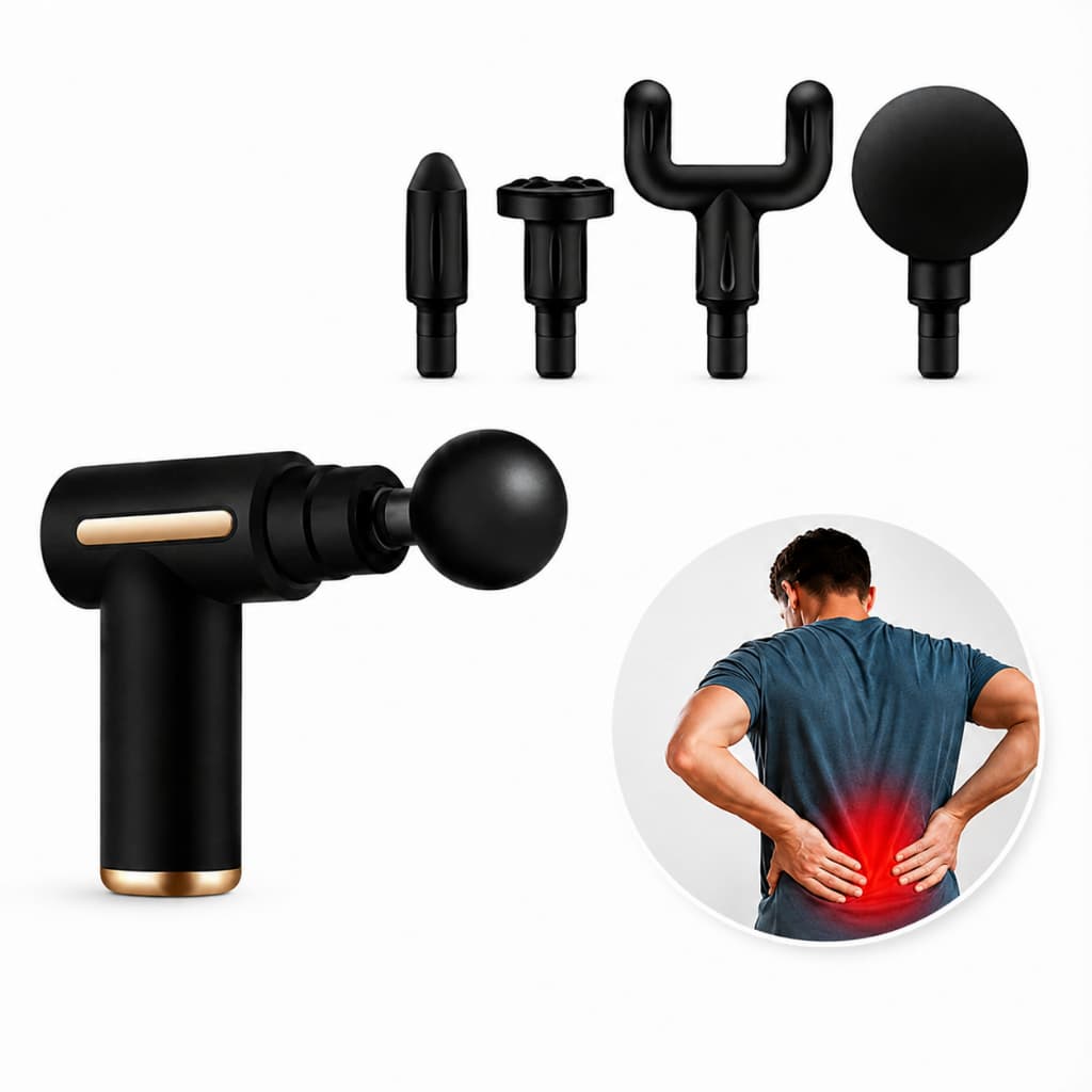 Massageador Pistol Elétrico Profissional Muscular Relaxamento Portátil