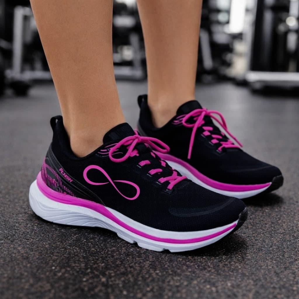 Tênis Feminino Esportivo Fit Com Conforto e Flexibilidade Para Academia e Caminhada Envio Imediato