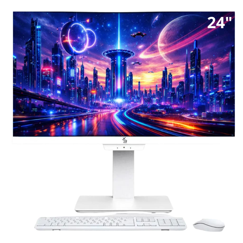 All In One Intel Core I5 16gb Ram Ssd 960gb Monitor 24" Full Hd Wifi Webcam Teclado Mouse Sem fio Bluetooth - Bivolt