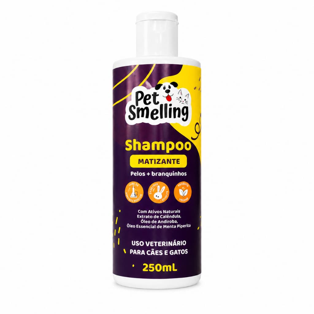 Shampoo Matizante para Cães e Gatos 250ml – Pet Smelling