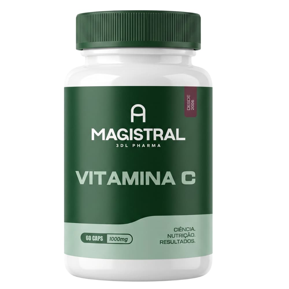 Vitamina C 1000mg 1G Original Pura Natural 120 cápsulas Vitaminas Suplementos