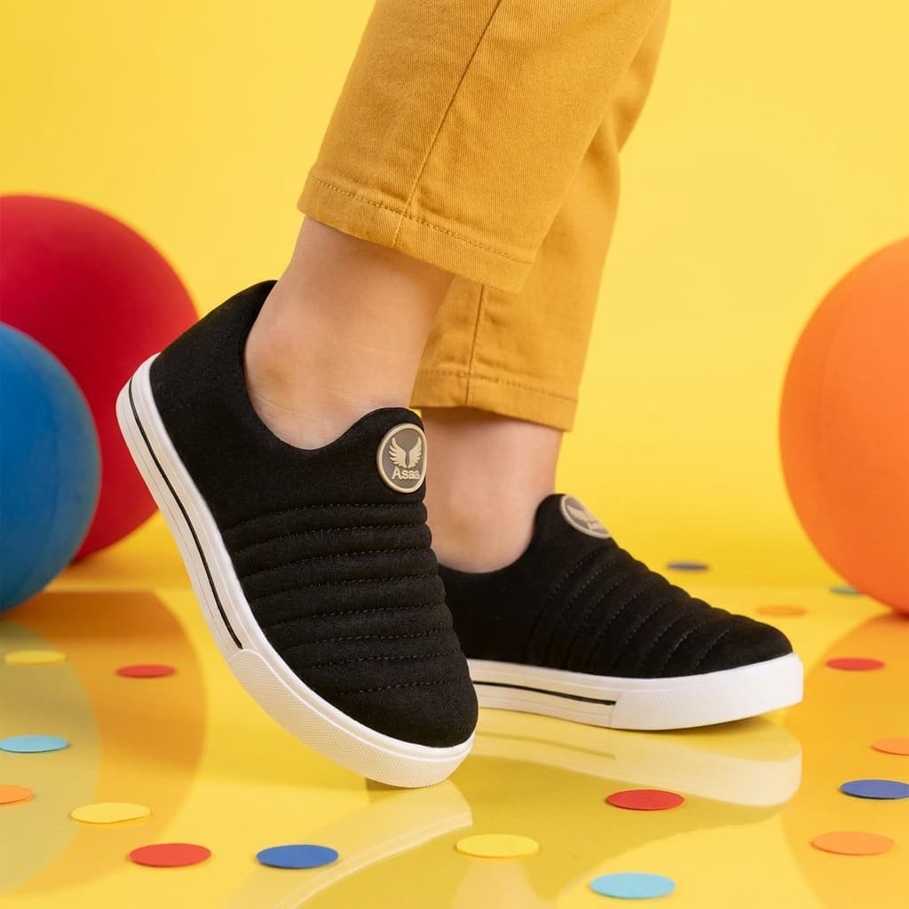 Tênis Infantil Menino Fleca Calce Fácil Leve e Confortável Slip On Escola Festa