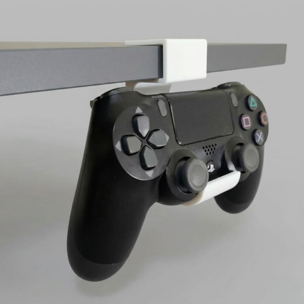 Suporte De Controle De Video Game Para Mesa Encaixe Sem Furo