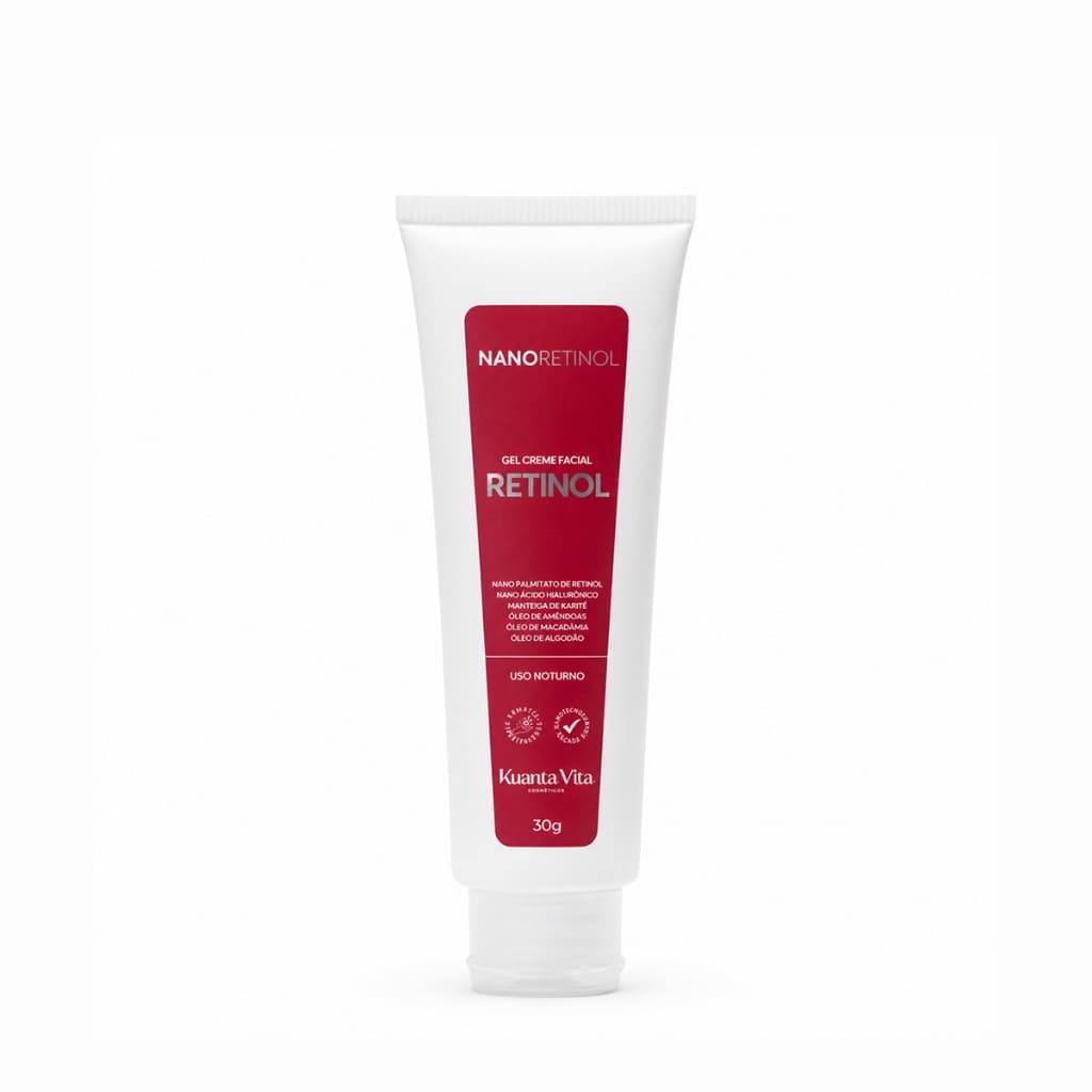 Creme em Gel Facial Nano Retinol Kuanta Vita 30g Anti-idade