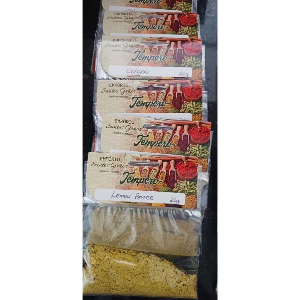 🍗🐟 KIT TEMPEROS PARA FRANGO, PEIXE E CALDOS – 5 SABORES | 100g