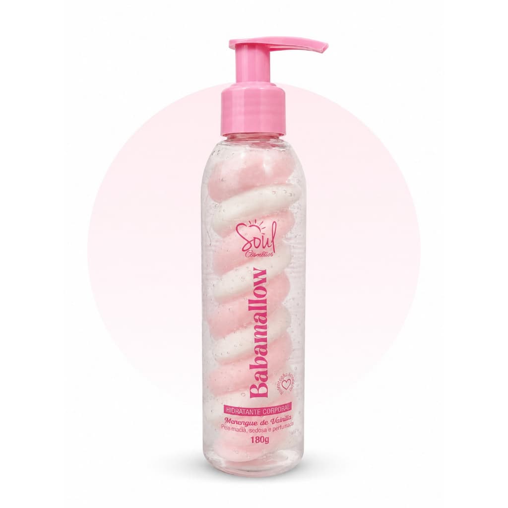 Hidratante BABAMALLOW Soul Merengue de Vanilla Hidratante Corporal Pele Macia Perfumada