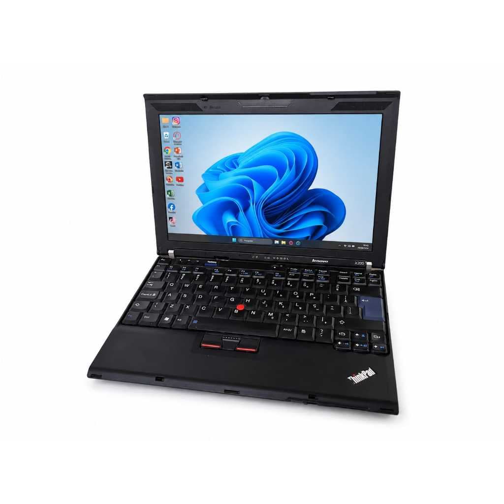 Notebook Lenovo ThinkPad X200 - 4RAM 160HD revisado c/garantia - BATERIA NÃO SEGURA CARGA - Acompanha carregador novo