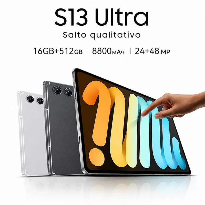 Tablet 11.6” HD + Teclado Bluetooth Capa 2 em 1 WiFi Android Tela Grande Alta Performance Dual SIM Tablet para jogos