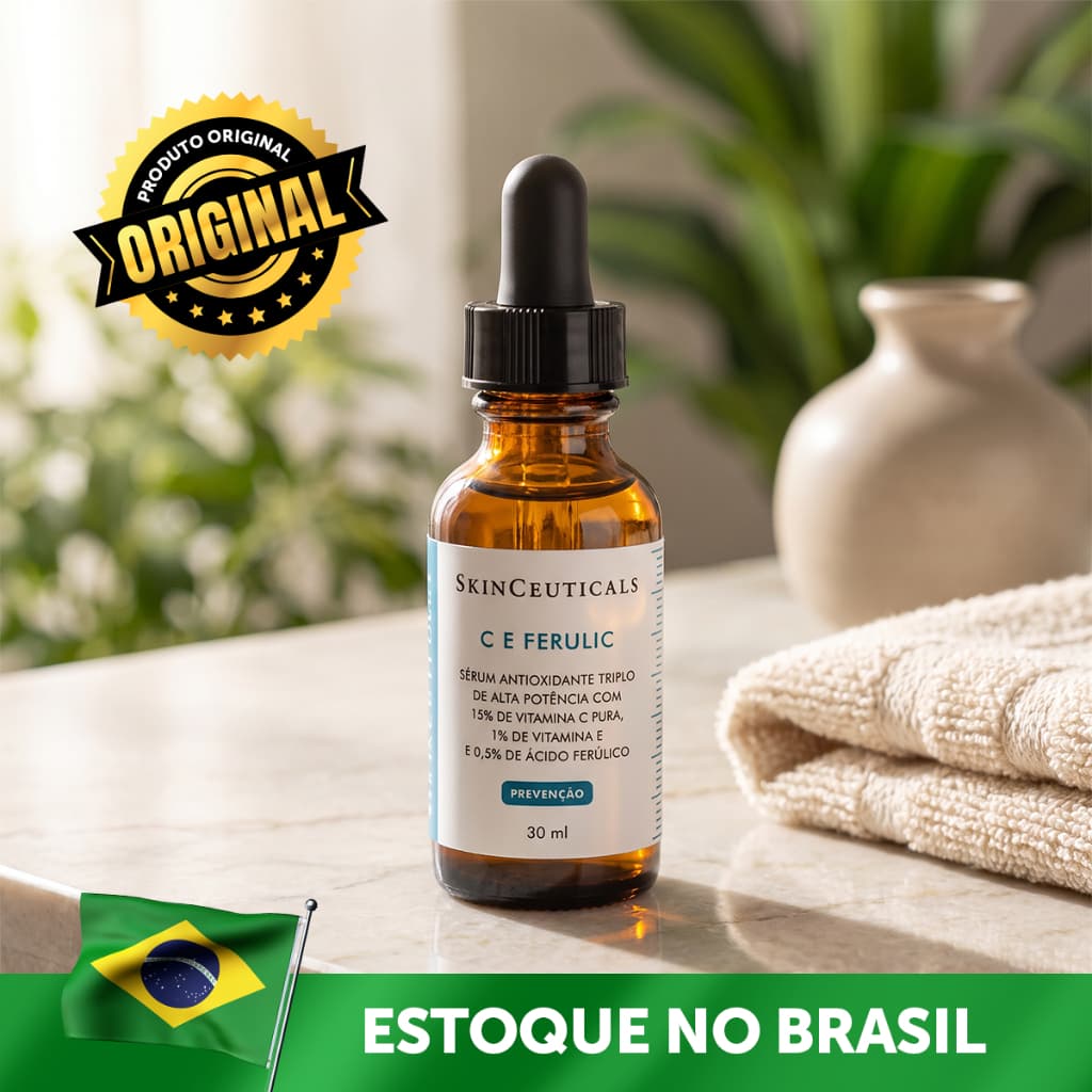 Sérum Facial Anti-Idade SkinCeuticals C E Ferulic Vitamina C 15%, E e Ácido Ferúlico 30ml