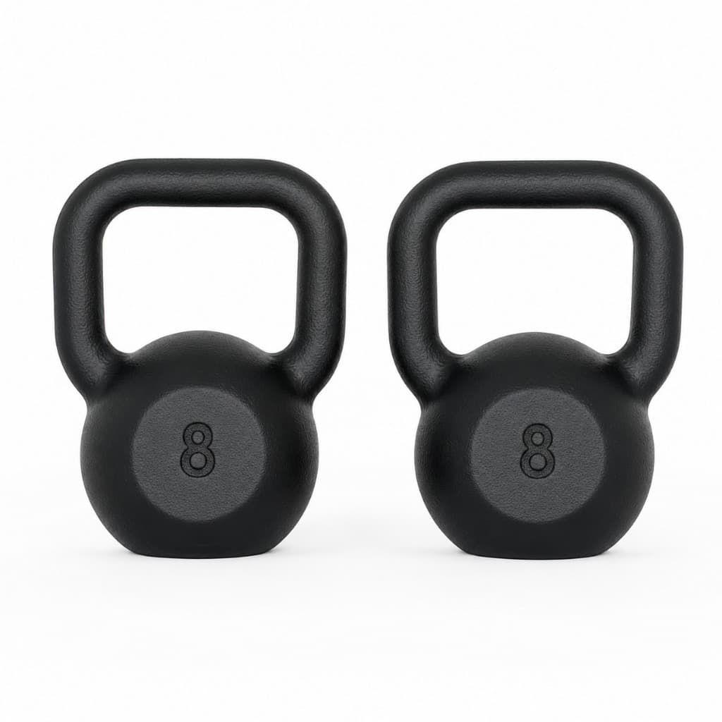 Kit Kettlebell HENVIFER de 8kg Para Musculação e Treino Funcional