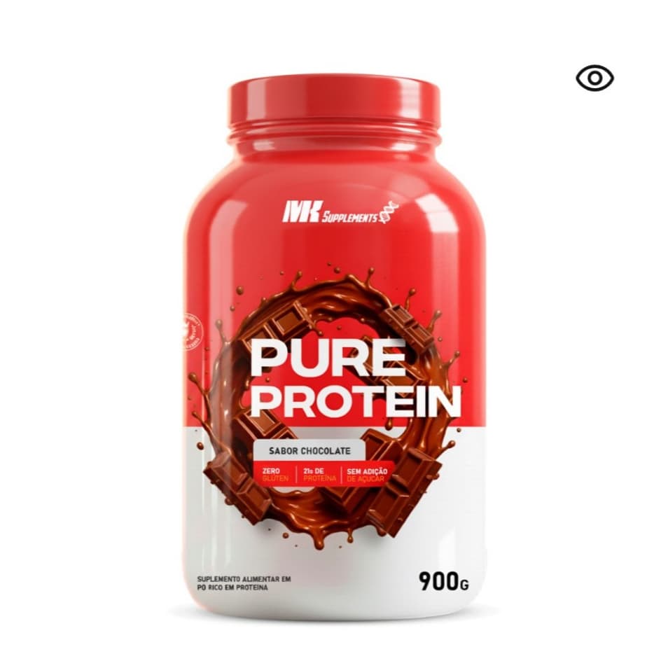 Whey Pure Protein Mk Suplementos Sabor chocolate