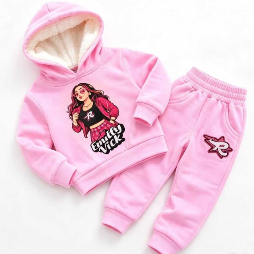 Conjunto Moletom Infantil - Capuz Peluciado + Quentinho
