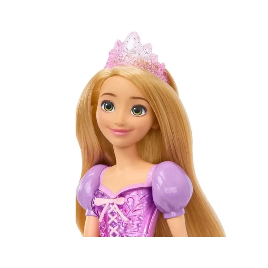 Boneca Princesa Rapunzel Articulada Saia Cintilante Mattel