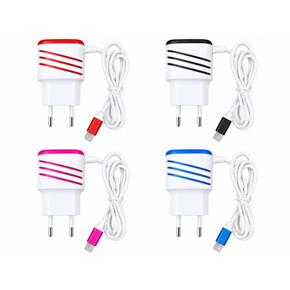 Carregador Turbo Tipo C 3.1A Carga Rápida para Celular Android Fonte USB Tomada com Cabo Smartphone Pratico Para Seu Dia
