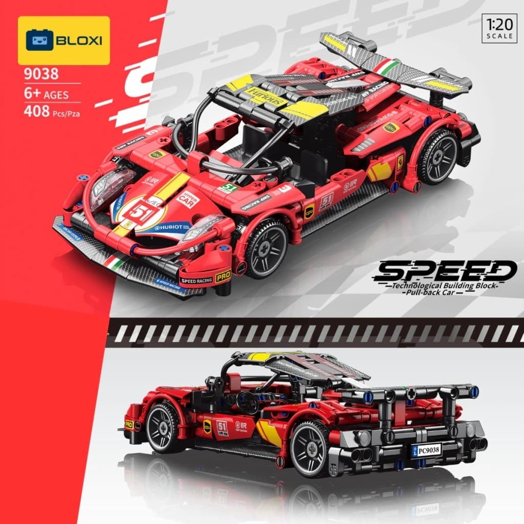 (LEGO) Carro de Corrida Blocos De Montar Racing Car 486 Peças