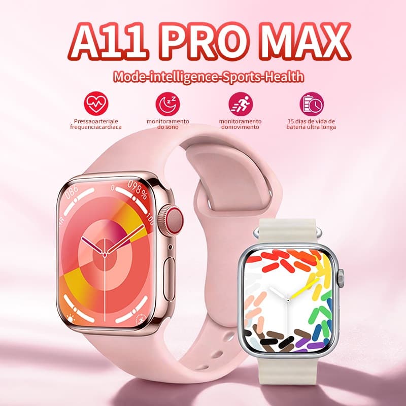 Smartwatch feminino relógio inteligente S11PRO À prova d'água digital esporte Nfc Android iOS
