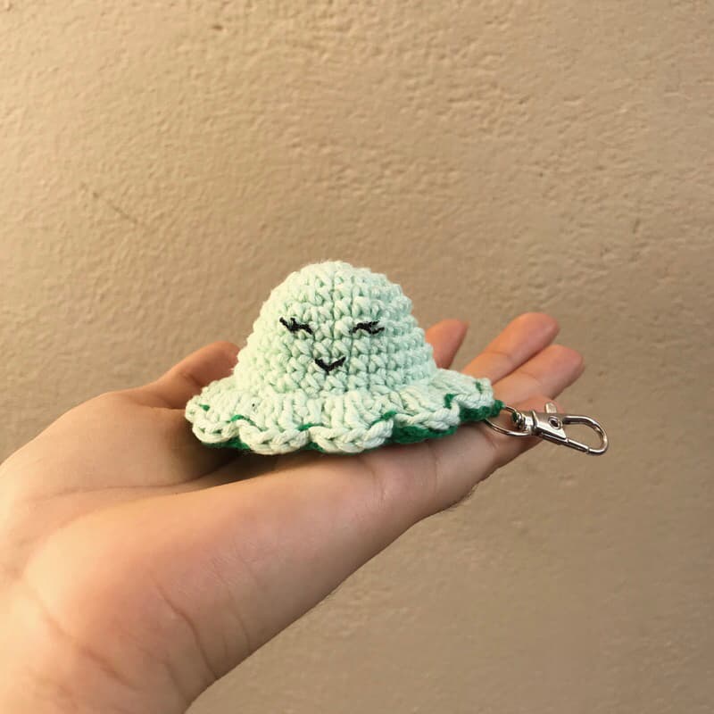 Kits Chaveiro Polvo Reversível em Crochê Amigurumi 🐙 | Humor Feliz e Bravo Presente Mimo Personalizado