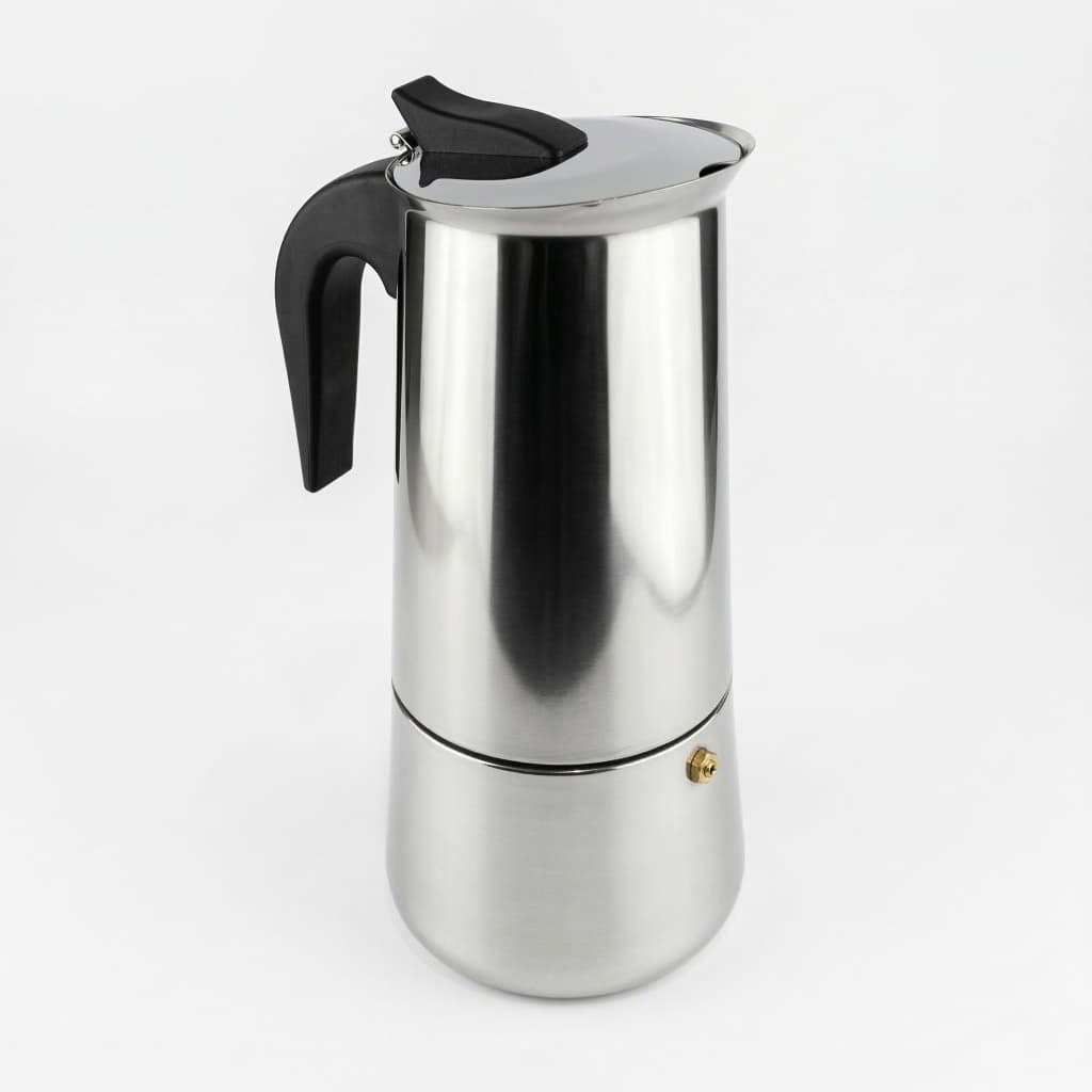 Cafeteira Italiana Inox 450ml 9 Xícaras  Moka Expresso Lorben